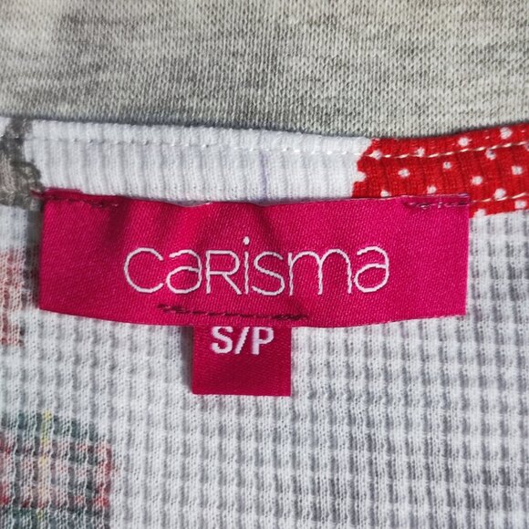 Carisma sleepwear set women's size S white with animal print graphic design - Picture 8 of 16